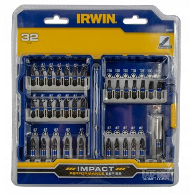Набор бит Irwin; PH; PZ; T; 32 шт. Набор бит Irwin; PH; PZ; T; 32 шт.