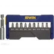 Набір біт в футлярі 9+1 (PZ1/PZ2/PZ3/PH1/PH2/PH3/T15/T20/T25), IRWIN
