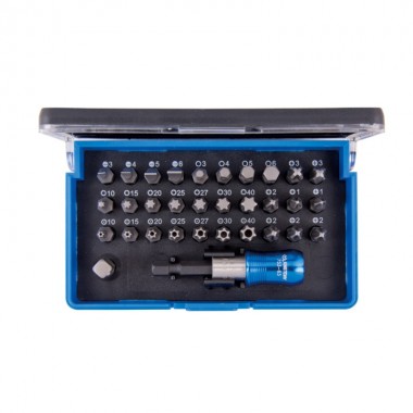 Набор вставок (бит) 1/4", TORX, HEX, PZ, PH, SLOT, 32 предмета King Tony