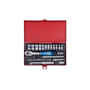 Набір інструментів 19 одиниць з головками 1/4
