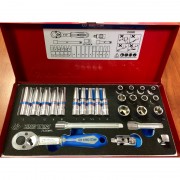 Набор головок 1/4" 26 ед. 6-ти гранные,  (4-13mm)
