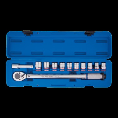 Набір динамометричних ключів 1/2” 42-210 Нм із шестигранними головками 13-24 мм