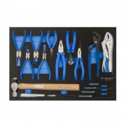 Набор инструмента комбинированный губцевого 17 предмета (EVA ложемент)