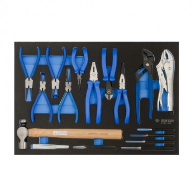 Набор инструмента комбинированный губцевого 17 предмета (EVA ложемент) Набор инструмента комбинированный губцевого 17 предмета (EVA ложемент)