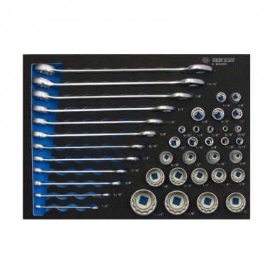 Набор инструмента комбинированный (ключи и головки)  40 предметов  (EVA ложемент)