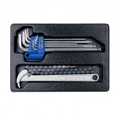 Набор инструмента комбинированный (съемник масл. фильтра цепн.,набор шестигр. 1,5-10 мм) Набор инструмента комбинированный (съемник масл. фильтра цепн.,набор шестигр. 1,5-10 мм)