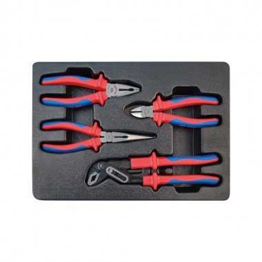 Набор инструментов   4ед, в ложементе (кусачки щипцы пассатижи с изолмрованными рукоятками)