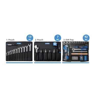 Набор инструментов универсальный 112 ед в кейсе