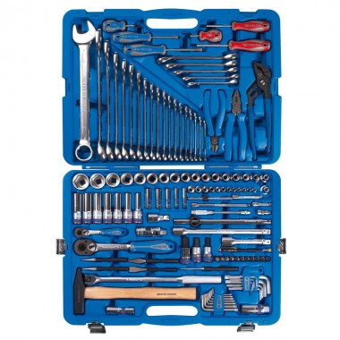 Набор инструментов универсальный 128 ед. 1/4+1/2 6-ти гранные Набор инструментов универсальный 128 ед. 1/4+1/2 6-ти гранные