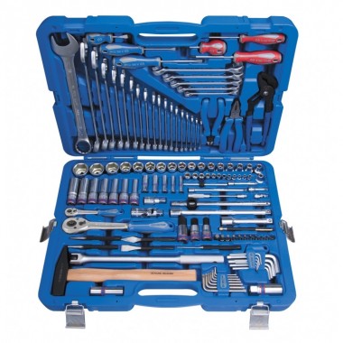 Набор инструментов универсальный 128 ед. 1/4+1/2 6-ти гранные с обычными трещотками Набор инструментов универсальный 128 ед. 1/4+1/2 6-ти гранные с обычными трещотками