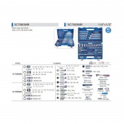 Набір інструментів 83 одиниць 1/4