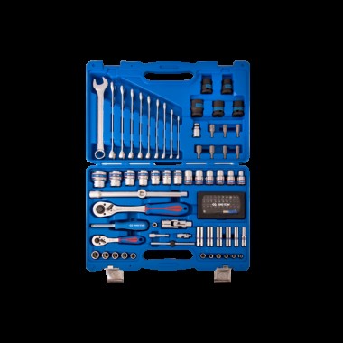 Набор инструментов универсальный 96 ед. 1/4+1/2 6-ти гранные с битами и ударными головками Набор инструментов универсальный 96 ед. 1/4+1/2 6-ти гранные с битами и ударными головками
