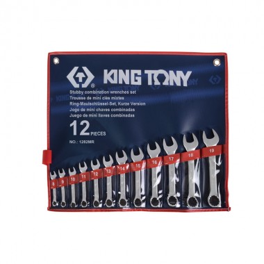 Набор ключей комби 12шт. (8-19 мм) укороченных