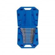 Набір ключів комбінованих з тріскачкою 12 одиниць (уп.1) в пластиковому кейсі