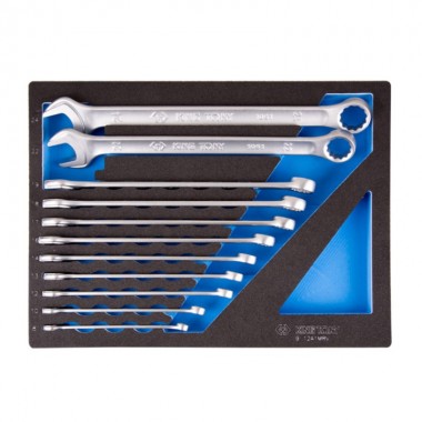 Набор ключей комби удлиненных 11ед. (8-24 мм) (EVA ложемент) Набор ключей комби удлиненных 11ед. (8-24 мм) (EVA ложемент)