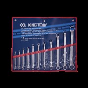 Набір ключів накидних 11 одиниць 45 градусів в чохлі