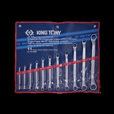 Набор ключей накидных 11шт. (06-32мм) 45градусов