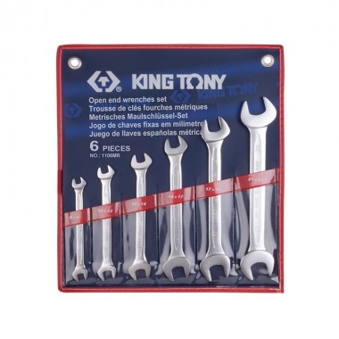 Набор ключей рожковых 6 шт (8-19)