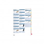 Набір мітчиків та плашок HexTap M3-30 30шт. HSS-G VOLKEL 48623