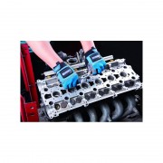 Набір метчиків та плашек метричних 39 одиниць М3-М12 з принаддям в пластиковому кейсі