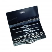 Набір мітчик та плашок HSSE M М3-4-5-6-8-10-12-14-16-18-20 (металевий кейс)