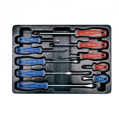 Набор отверток 10 предметов (шлиц-6шт.,филипс-4шт) Набор отверток 10 предметов (шлиц-6шт.,филипс-4шт)