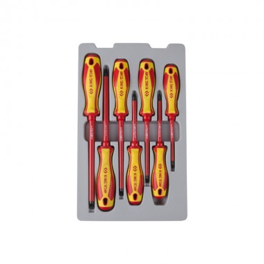 Набор отверток, диэлектрические, 7 предметов, ( с отвертками PH) Набор отверток, диэлектрические, 7 предметов, ( с отвертками PH)