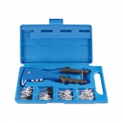 Набір пістолет заклепочний 20 одиниць в пластиковому кейсі