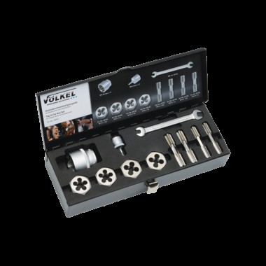 Набор резьбонарезных инструментов для болтов и гайек автомобильных колес G 1/8" - 1"  HSS-G