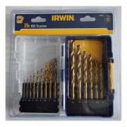 Набір свердл STC HSS-Pro TIN 15pce 15 шт.