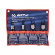 Знімач стопорних кілець 180 мм Набір 4 одиниць (уп.1) в чохолі із терилену KING TONY