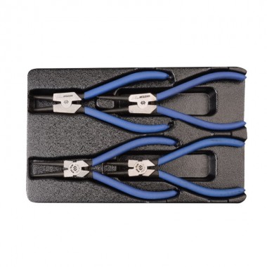 Набор съемников стопорных колец, 4 предмета