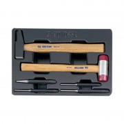 Набір інструменту (кернер, виколотки, молоток)