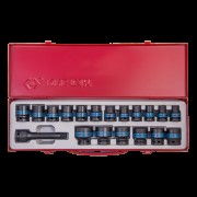 Набор ударных торцевых головок 1/2",(10~32 mm) 19 предметов