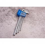 Набір шестигранників 9 од. екстрадовгих Г-под. 1,5-10 мм KINGTONY 20209MR в холдері