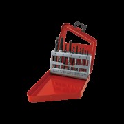 Набір екстракторів і свердл, 10 одиниць в металевому кейсі