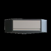 Навісна шафа кутова сіра