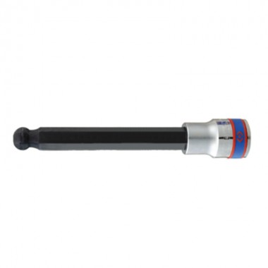 Насадка (біта) торцева 1/2", HEX, 6 мм, L = 140 мм, з кульовим закінченням