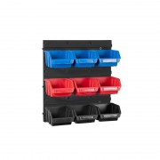 Настінний органайзер з лотками для інструментів 9 штук (345 x 385 x 90)