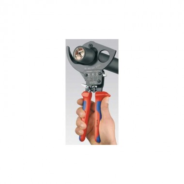 Ножиці для різання кабелів (за принципом тріскачки) Knipex, 250 мм 95 31 250