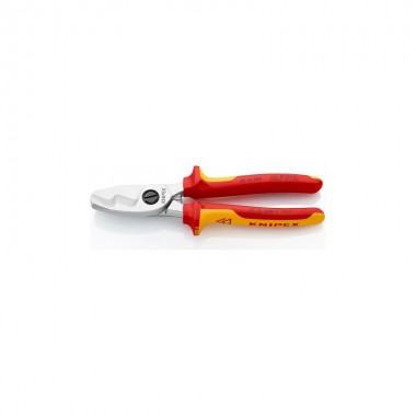 Ножиці для різання кабелів 200 мм з подвійними ріжучими кромками KNIPEX 95 16 200