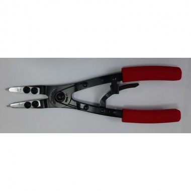 Пасатижі для зовнішніх стопорних кілець, артикул 68RS-11 (червоні ручки) Пасатижі для зовнішніх стопорних кілець, артикул 68RS-11 (червоні ручки)