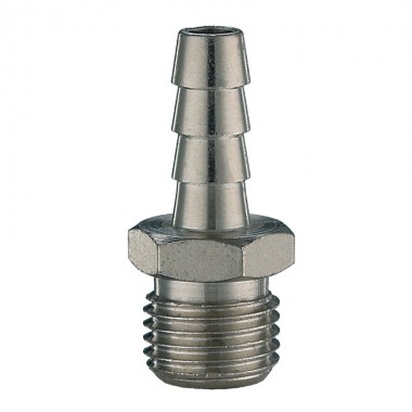 Переходник резьба 1/4 нар. ёлочка под  шланг с  Ø12мм.