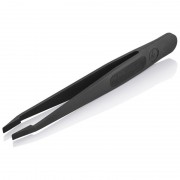 Пинцет для прецизионных работ пластик ESD, black 04