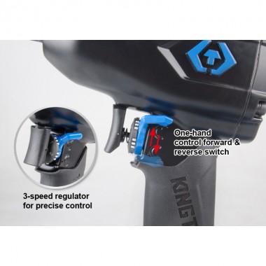 Пневматический гайковерт 1/2 881 Hм, в комплекте 3 торцевые головки (17,19,21)