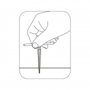 Клиновидна розворотка (кернер) 1/8