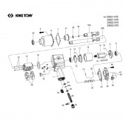 Ремкомплект для гайковерта 33621-075, комплект (4(4 шт),7,10,21,22,23,26,27)