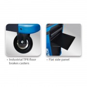 Візок на коліщатах інструментальний 6 полиць