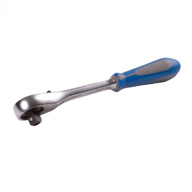 Тріскачка 1/2", 250 мм, 90 зубців, прапорцева з кнопкою. IP51.