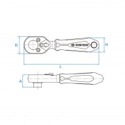 Трищітка 1/4